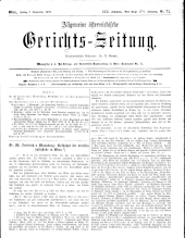 Allgemeine Österreichische Gerichtszeitung