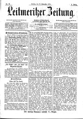 Leitmeritzer Zeitung