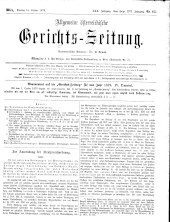 Allgemeine Österreichische Gerichtszeitung