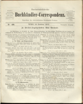 Oesterreichische Buchhändler-Correspondenz