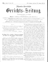 Allgemeine Österreichische Gerichtszeitung