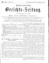 Allgemeine Österreichische Gerichtszeitung