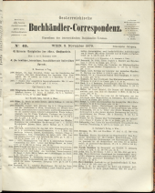 Oesterreichische Buchhändler-Correspondenz