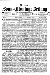 Wiener Sonn- und Montags-Zeitung