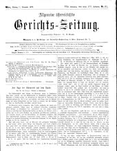 Allgemeine Österreichische Gerichtszeitung