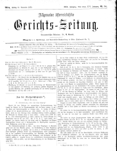 Allgemeine Österreichische Gerichtszeitung