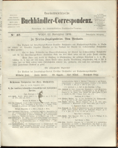 Oesterreichische Buchhändler-Correspondenz