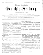 Allgemeine Österreichische Gerichtszeitung