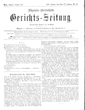 Allgemeine Österreichische Gerichtszeitung