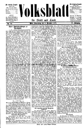 Volksblatt für Stadt und Land