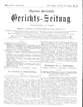 Allgemeine Österreichische Gerichtszeitung