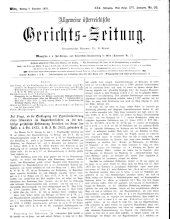 Allgemeine Österreichische Gerichtszeitung