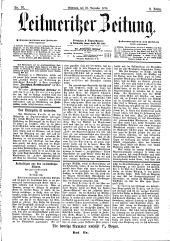 Leitmeritzer Zeitung