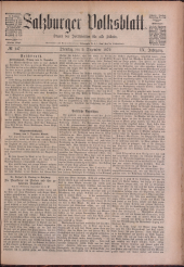 Salzburger Volksblatt: unabh. Tageszeitung f. Stadt u. Land Salzburg