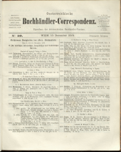 Oesterreichische Buchhändler-Correspondenz