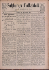 Salzburger Volksblatt: unabh. Tageszeitung f. Stadt u. Land Salzburg