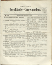 Oesterreichische Buchhändler-Correspondenz