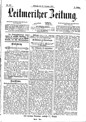 Leitmeritzer Zeitung