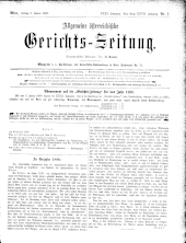 Allgemeine Österreichische Gerichtszeitung