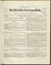 Oesterreichische Buchhändler-Correspondenz