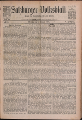 Salzburger Volksblatt: unabh. Tageszeitung f. Stadt u. Land Salzburg