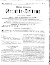 Allgemeine Österreichische Gerichtszeitung