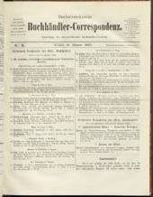 Oesterreichische Buchhändler-Correspondenz