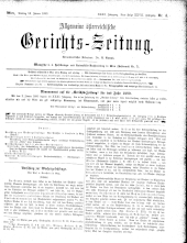 Allgemeine Österreichische Gerichtszeitung