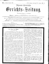 Allgemeine Österreichische Gerichtszeitung