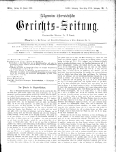 Allgemeine Österreichische Gerichtszeitung