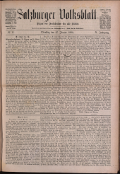 Salzburger Volksblatt: unabh. Tageszeitung f. Stadt u. Land Salzburg