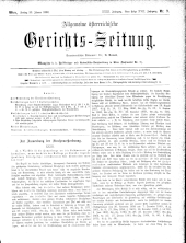 Allgemeine Österreichische Gerichtszeitung