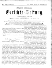 Allgemeine Österreichische Gerichtszeitung