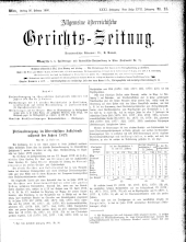 Allgemeine Österreichische Gerichtszeitung