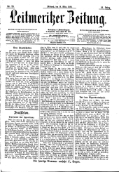 Leitmeritzer Zeitung