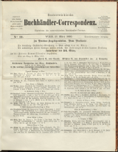 Oesterreichische Buchhändler-Correspondenz