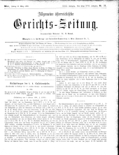 Allgemeine Österreichische Gerichtszeitung