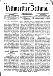 Leitmeritzer Zeitung