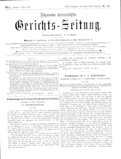 Allgemeine Österreichische Gerichtszeitung