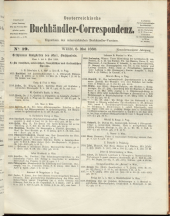 Oesterreichische Buchhändler-Correspondenz