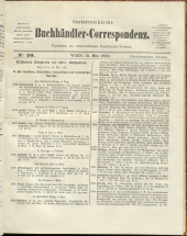 Oesterreichische Buchhändler-Correspondenz