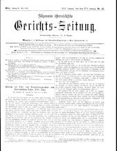 Allgemeine Österreichische Gerichtszeitung