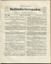 Oesterreichische Buchhändler-Correspondenz