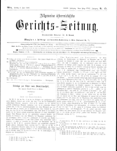 Allgemeine Österreichische Gerichtszeitung