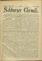 Salzburger Chronik