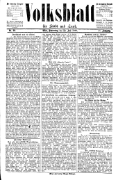 Volksblatt für Stadt und Land