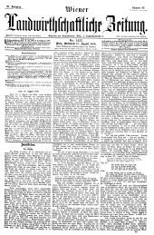 Wiener Landwirtschaftliche Zeitung