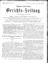 Allgemeine Österreichische Gerichtszeitung