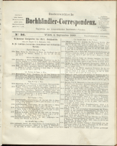 Oesterreichische Buchhändler-Correspondenz