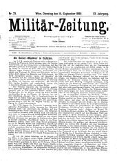 Militär-Zeitung